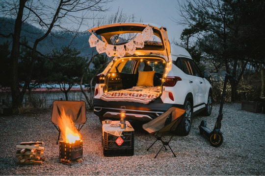 SK렌터카 차박 전용 차량 '셀토스'. SK렌터카 제공